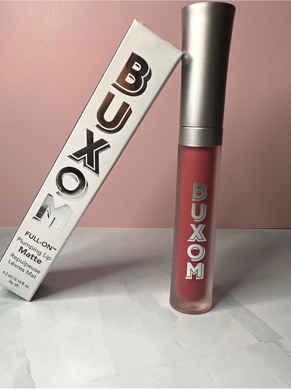 Buxom Full-On Plumping Lip Matte Liquid Lipstick - Dusty Rose